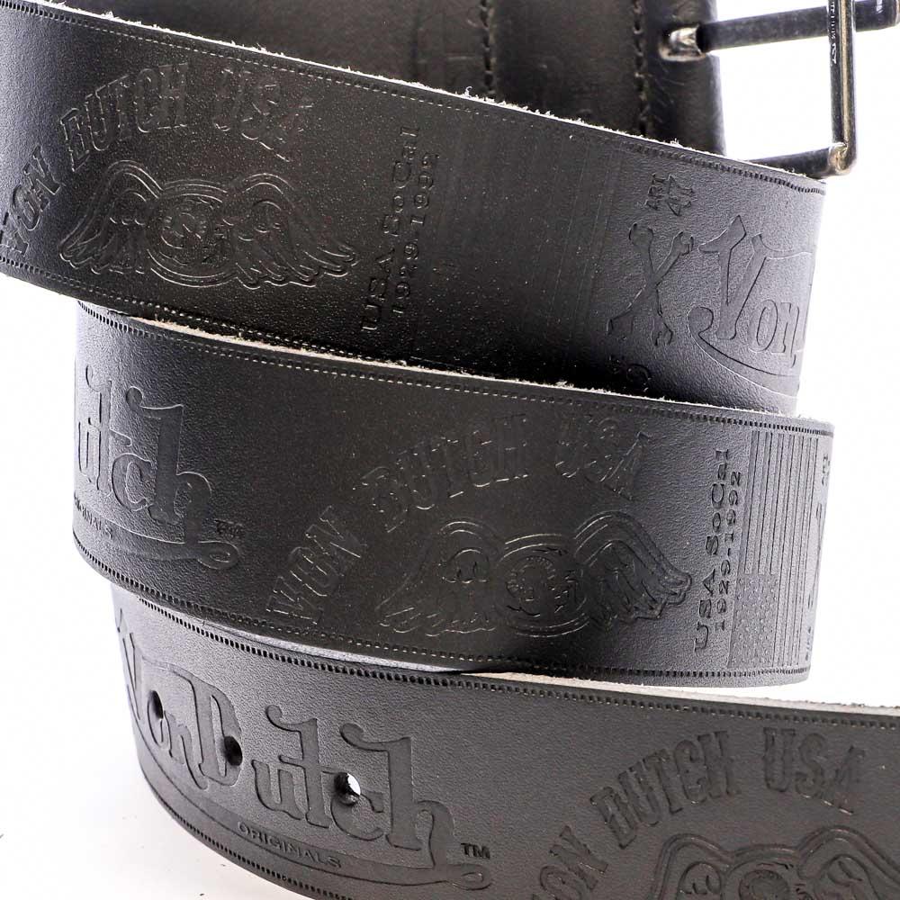 Ceinture Noir Homme Von Dutch CHAINH vue 2