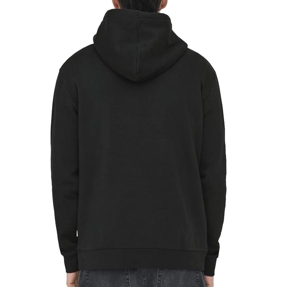Sweat à Capuche Noir Homme Only & Sons Hoodie vue 2