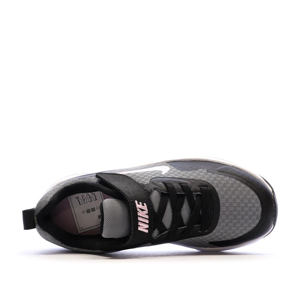 Baskets Grise/Rose Fille Nike Wearallday vue 4