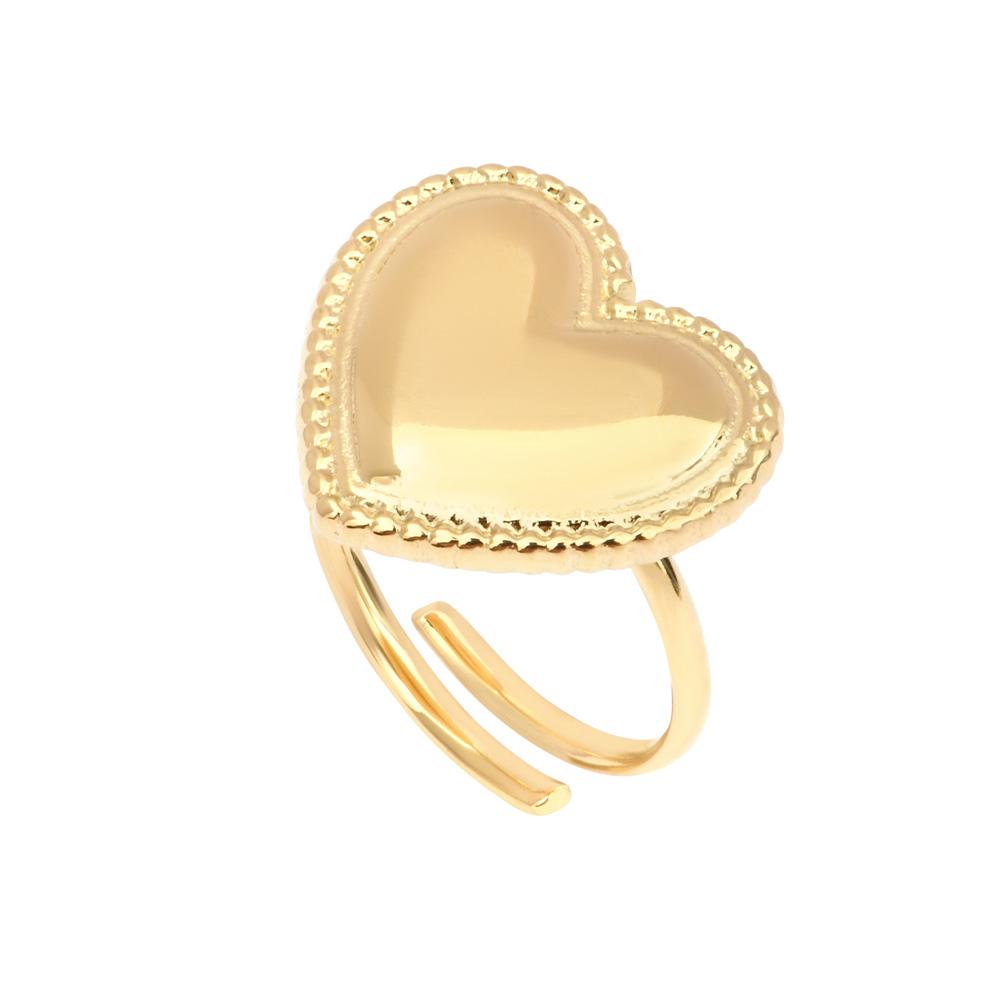 Bague Cœur Doré Femme Clio Blue BA0015 pas cher