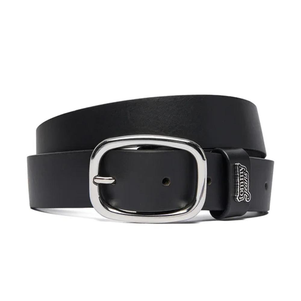 Tommy Hilfiger Tjw Oval 3.0 Black Women’s Belt affordable