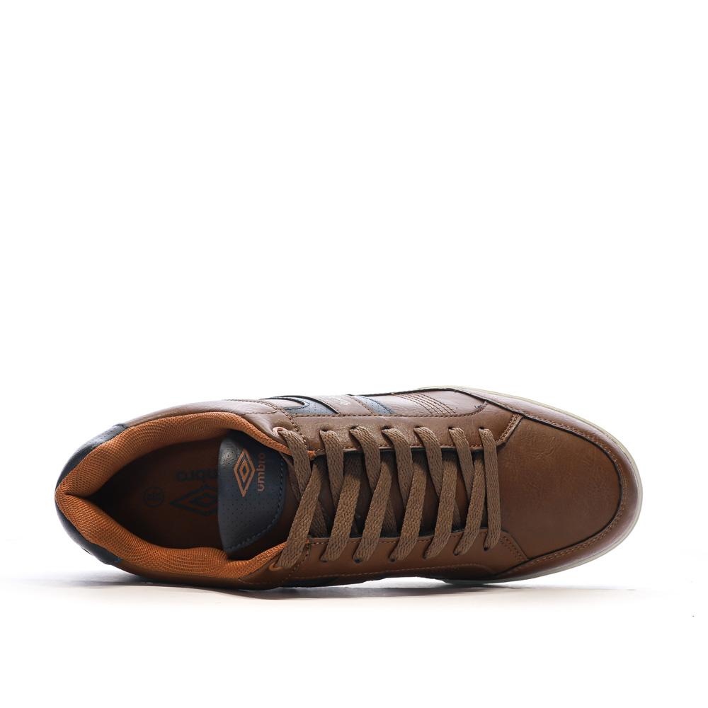 Baskets Marron/Marine Homme Umbro Jade Net vue 4