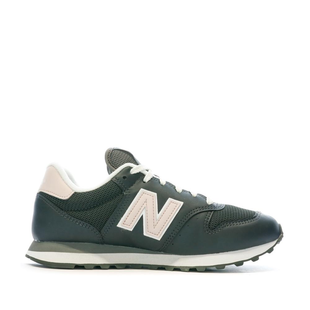 Basket Gris Anthracite Femme New Balance 500 vue 2