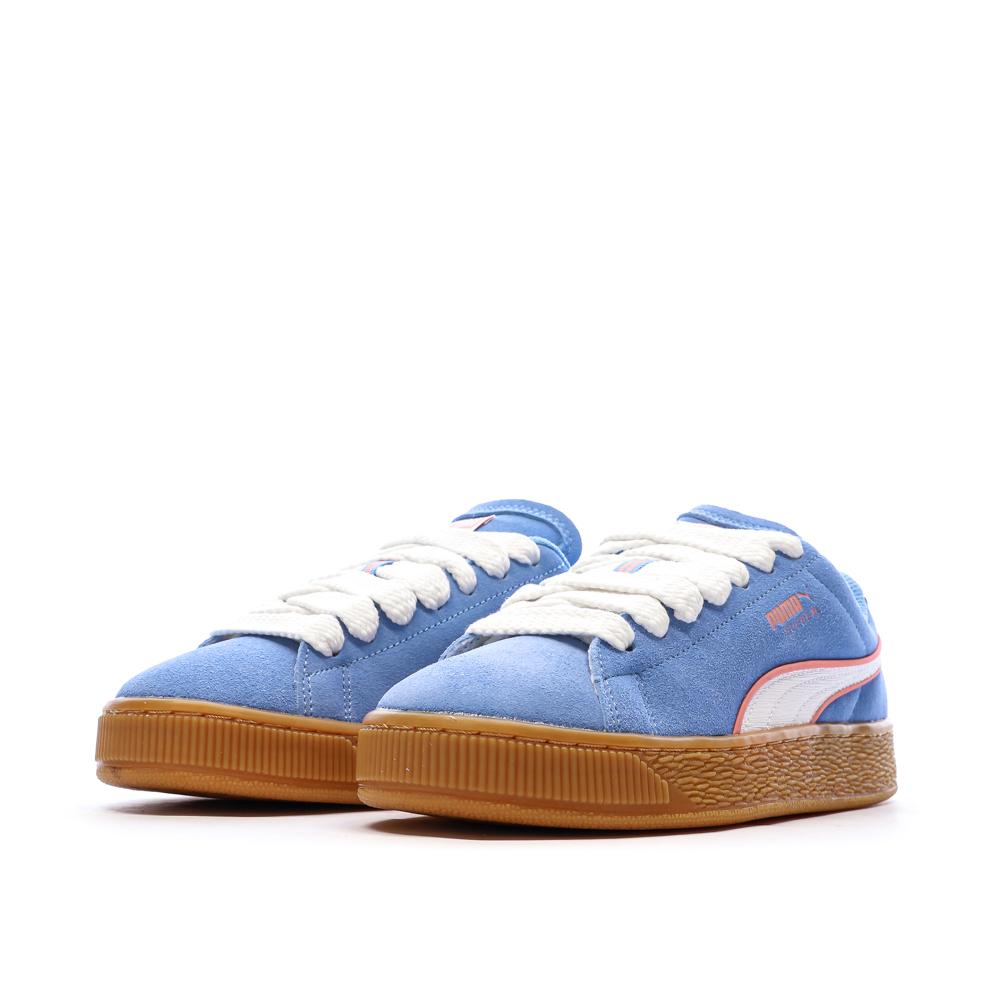Baskets Bleu Mixte Puma Suede Xl Sk8 vue 6