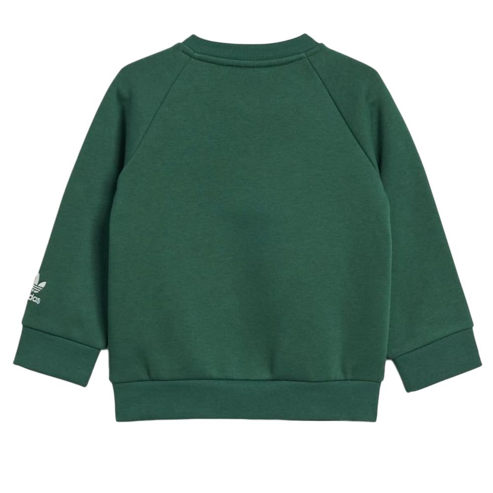 Survêtement Vert/Blanc Garçon Adidas Crew Set vue 2