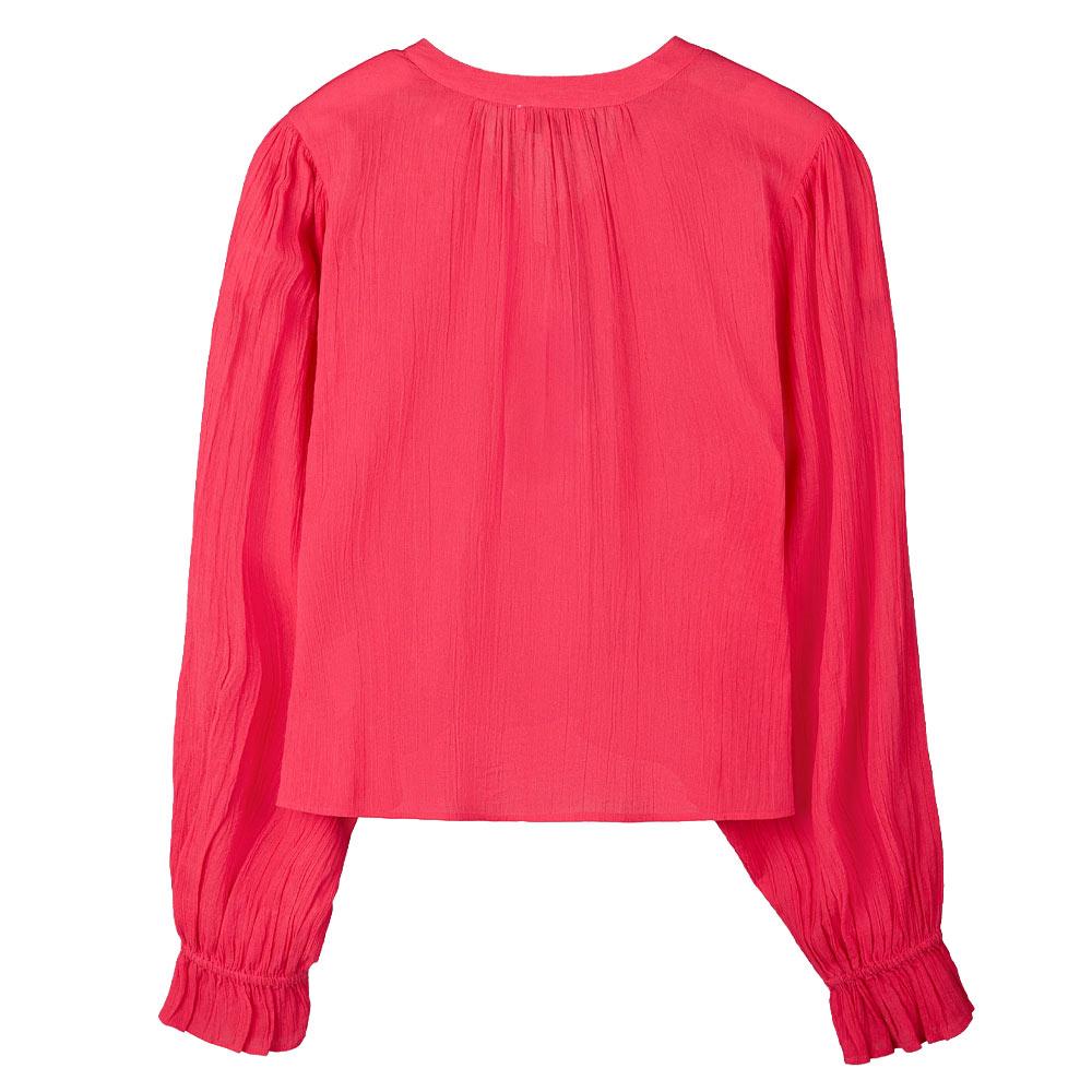 Blouse Fluide Rose Femme Teddy Smith Swan [6a0f1006f2d0e] vue 2