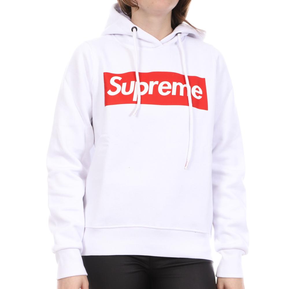 Sweat à capuche Blanc Femme Supreme Grip Dany pas cher