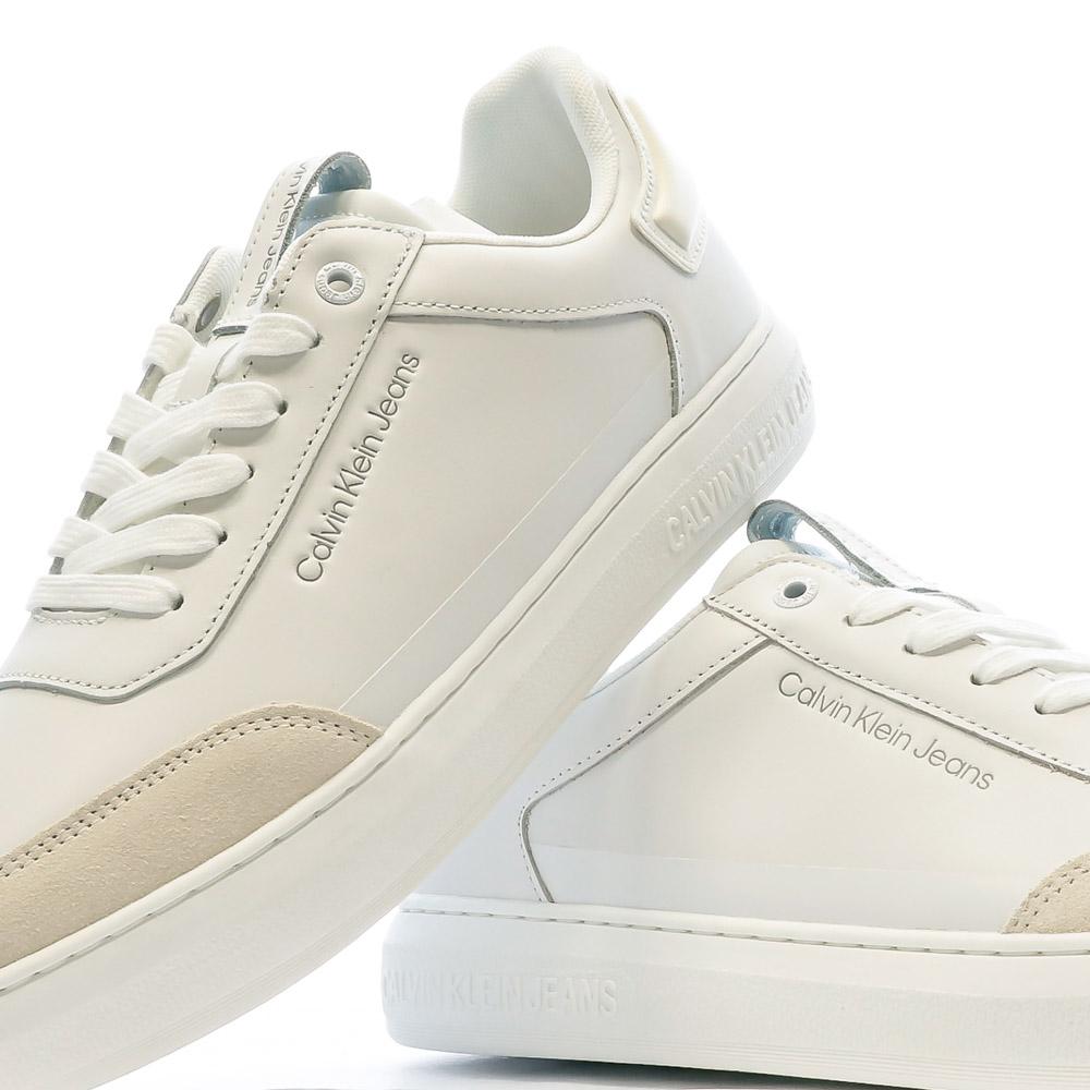 Baskets Blanches Homme Calvin Klein Jeans Casual Cupsole vue 7