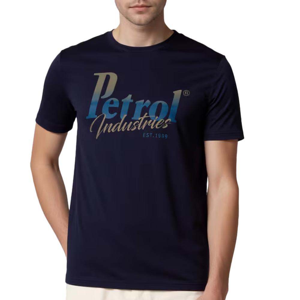T-Shirt Marine Homme Petrol Industries Classic pas cher
