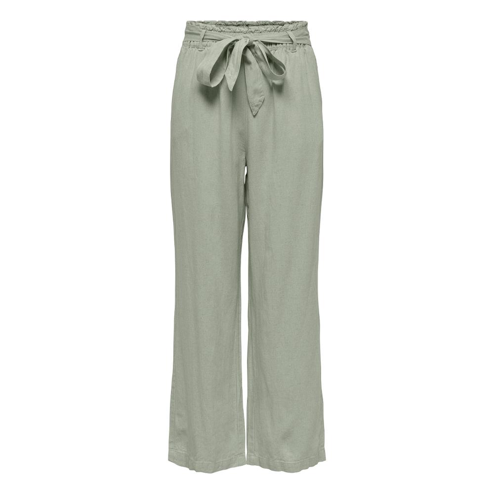 Pantalon Vert Femme JDY Linen pas cher