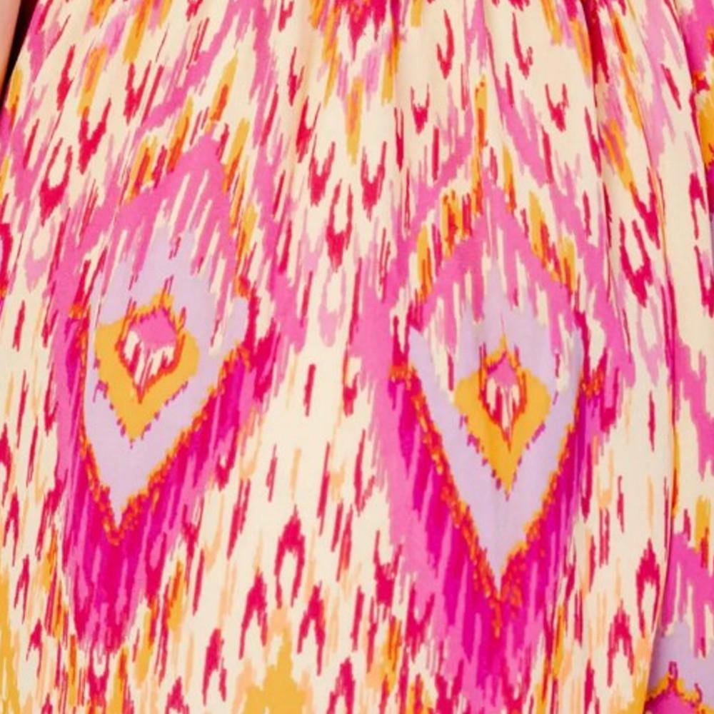 Pantalon Fluide à motifs Rose Femme Only Alma vue 3