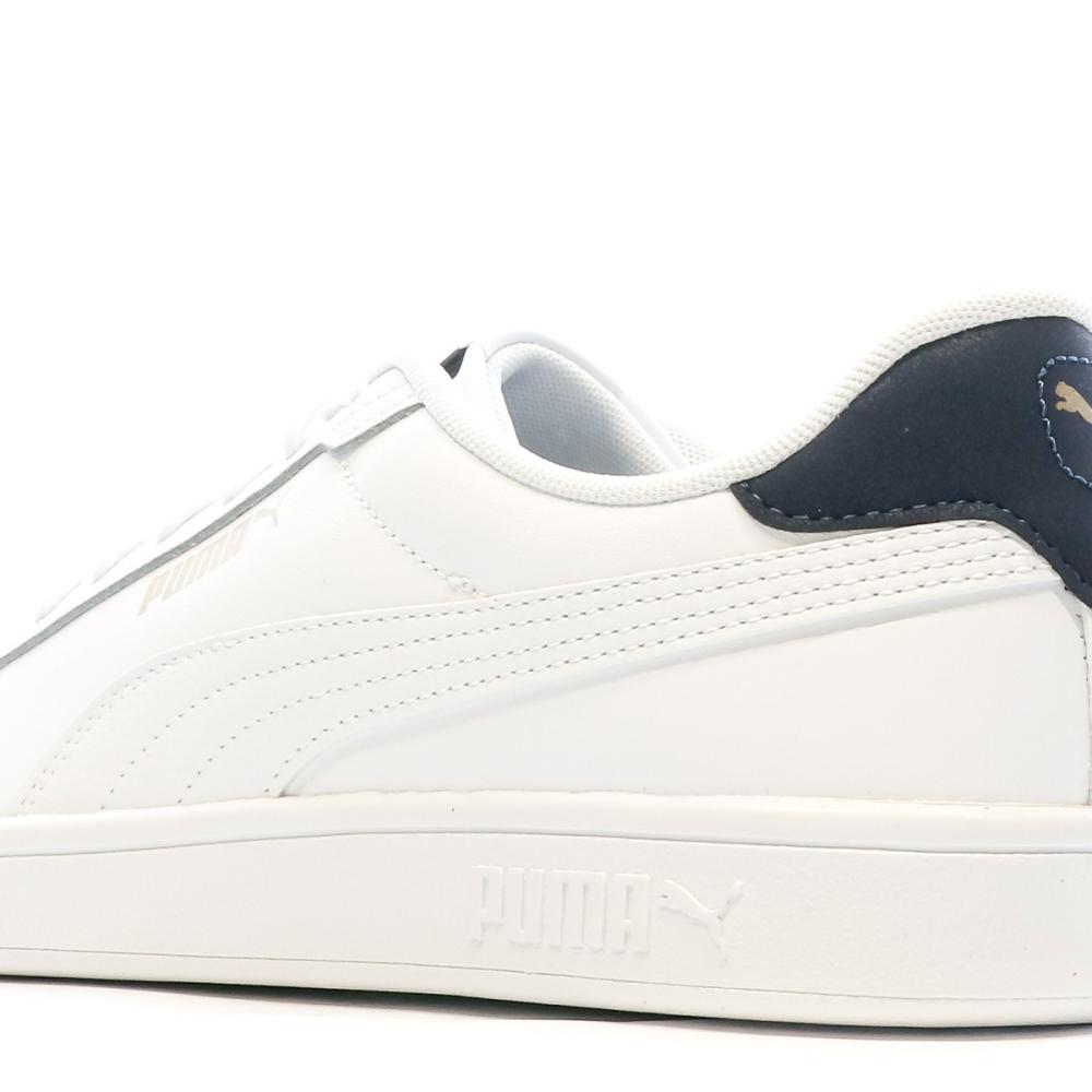 Baskets Blanches/Noires Homme Puma Smash 3.0 vue 7