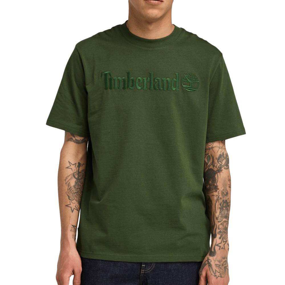 Timberland Men's Green T-Shirt TB0A6 affordable