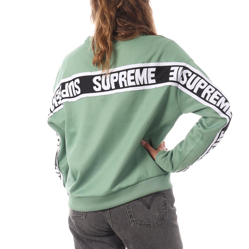 Sweat Vert Femme Supreme Grip Rosebud vue 2