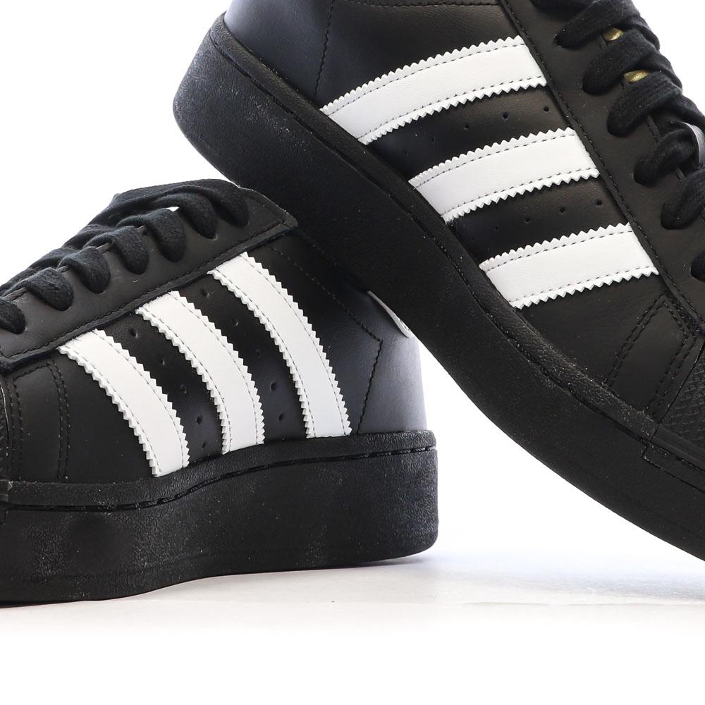 Baskets Noires/Blanches Homme Adidas Superstar Xlg vue 7