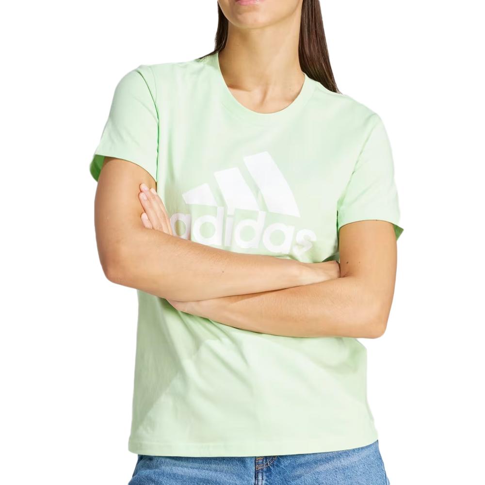 T-shirt Vert Femme Adidas IR5409 pas cher