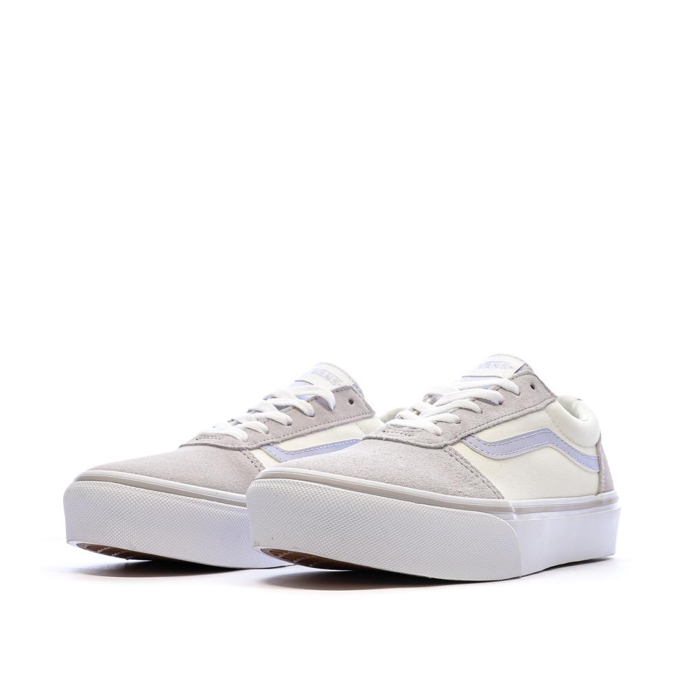 Beige Damen-Sneaker Vans Ward Platform Ansicht 6