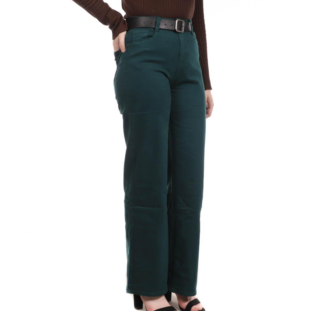 Jeans Droit Vert femme My Tinas 130 pas cher