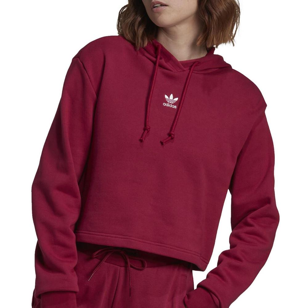 Sweat à Capuche Prune Femme Adidas HM1825 pas cher