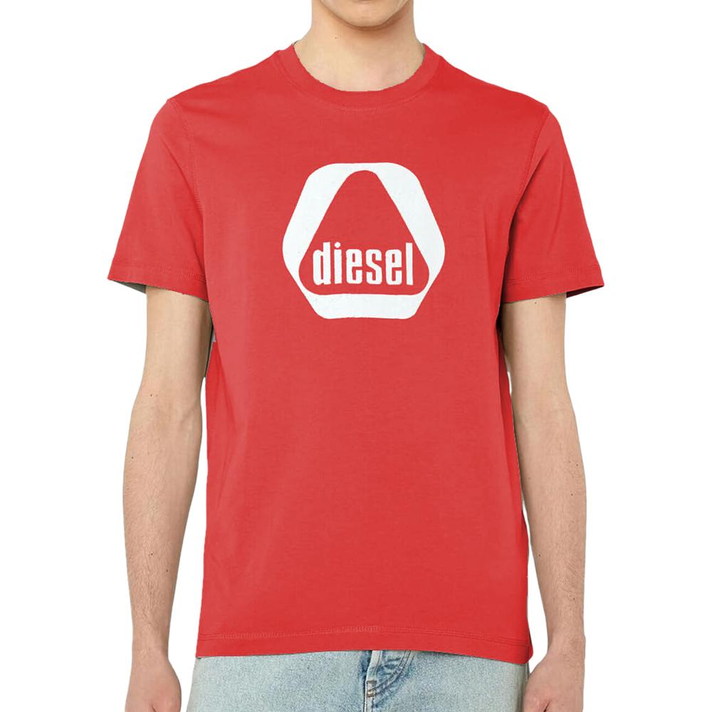 T-shirt Rouge Homme Diesel Diegor81E pas cher