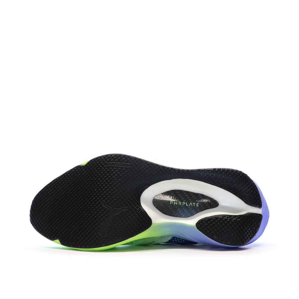 Chaussures de running Bleu/Vertes Homme Puma Fast Nitro vue 5