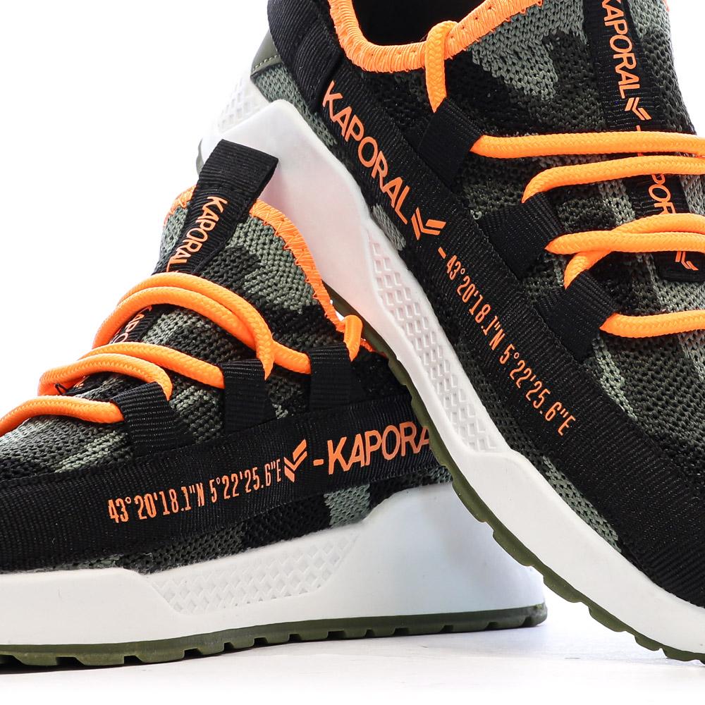 Baskets Kaki/Noir Garçon Kaporal Dofini vue 7