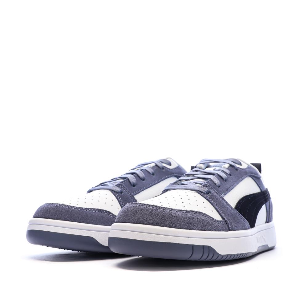 Baskets Blanches/Noires/Bleu Mixte Puma Caven 2.0 vue 6