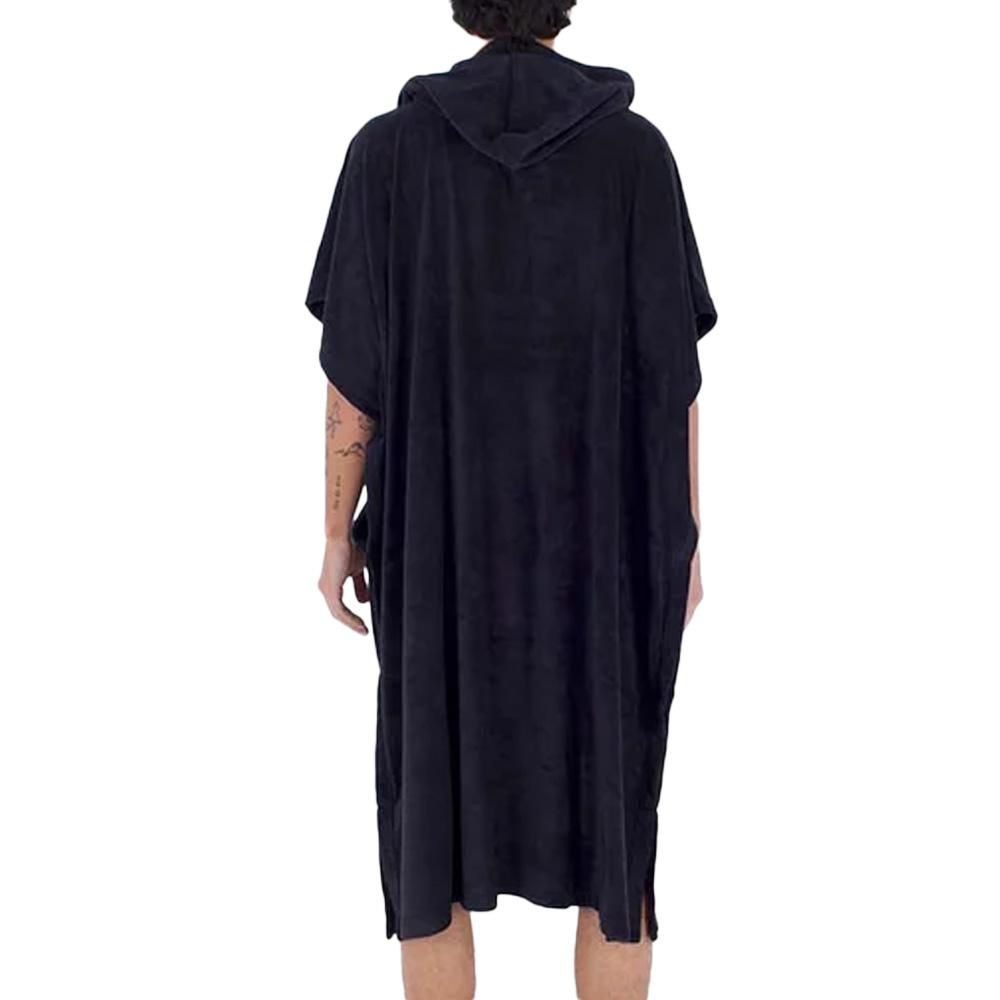 Poncho Noir Mixte Hurley Hooded vue 2