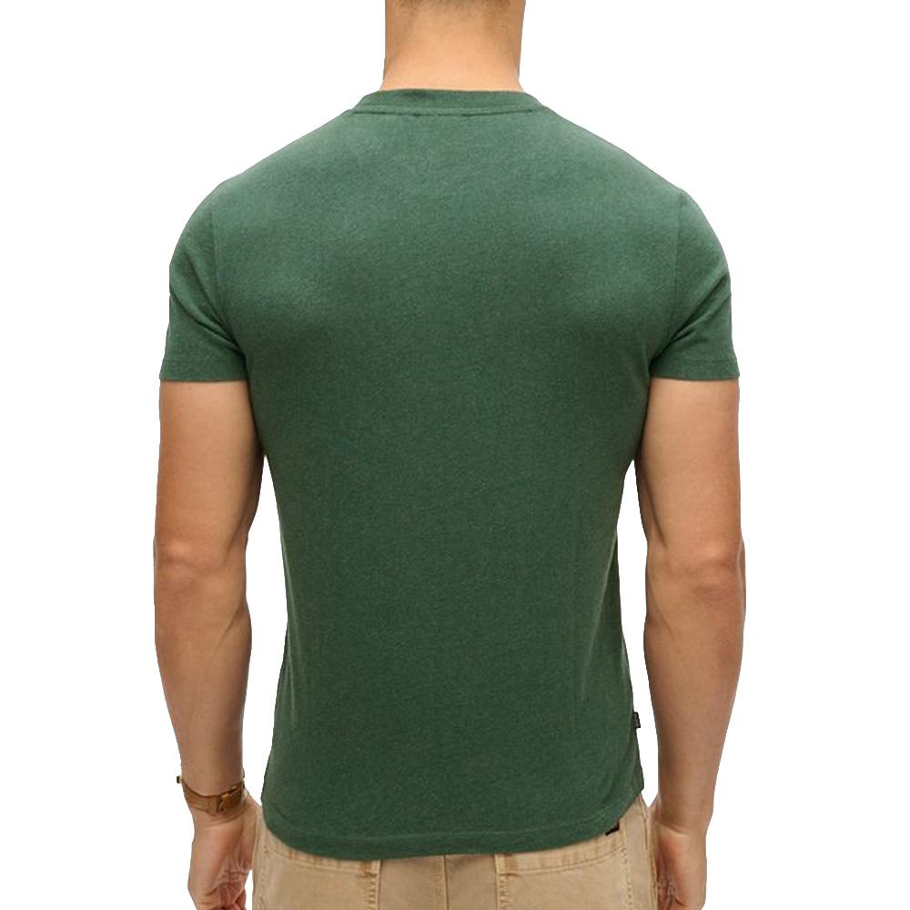 T-shirt Vert Foncé Homme Superdry Vintage LogoR6T vue 2