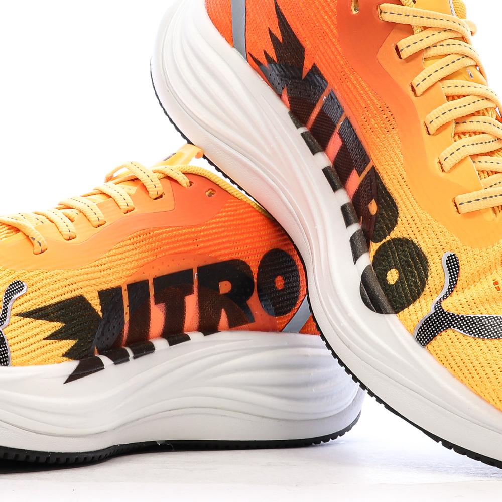 Chaussures de Running Orange/Jaune Femme Puma Velocity vue 7