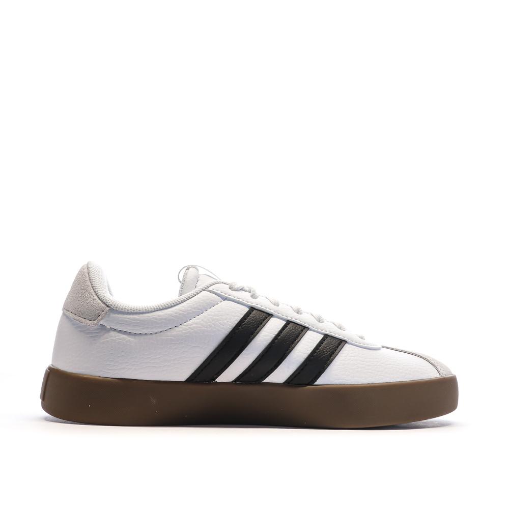 Baskets Blanches/Noir Femme Adidas Vl Court 3.0 vue 2