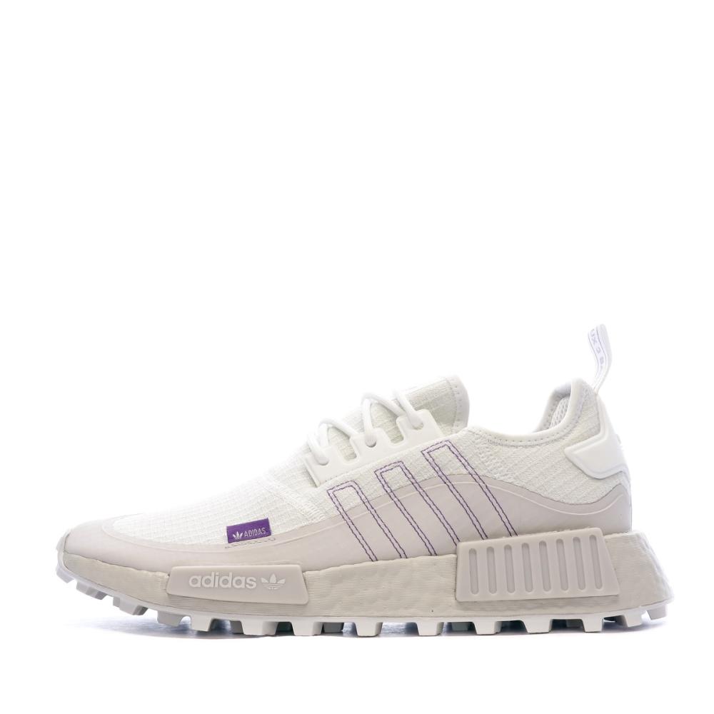 Baskets Ecru/Violet Homme Adidas Nmd r1 Tr pas cher