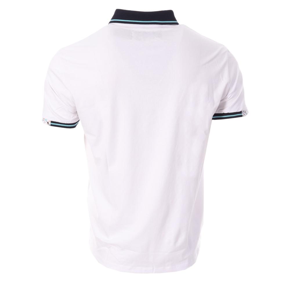 Polo Blanc/Marine Homme RMS26 91301 vue 2