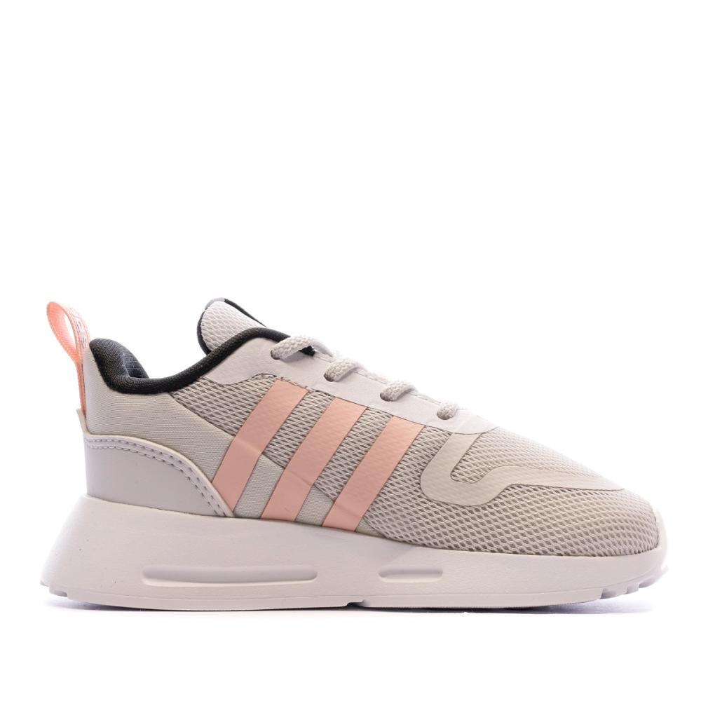Baskets Grise Fille Adidas Multix vue 2