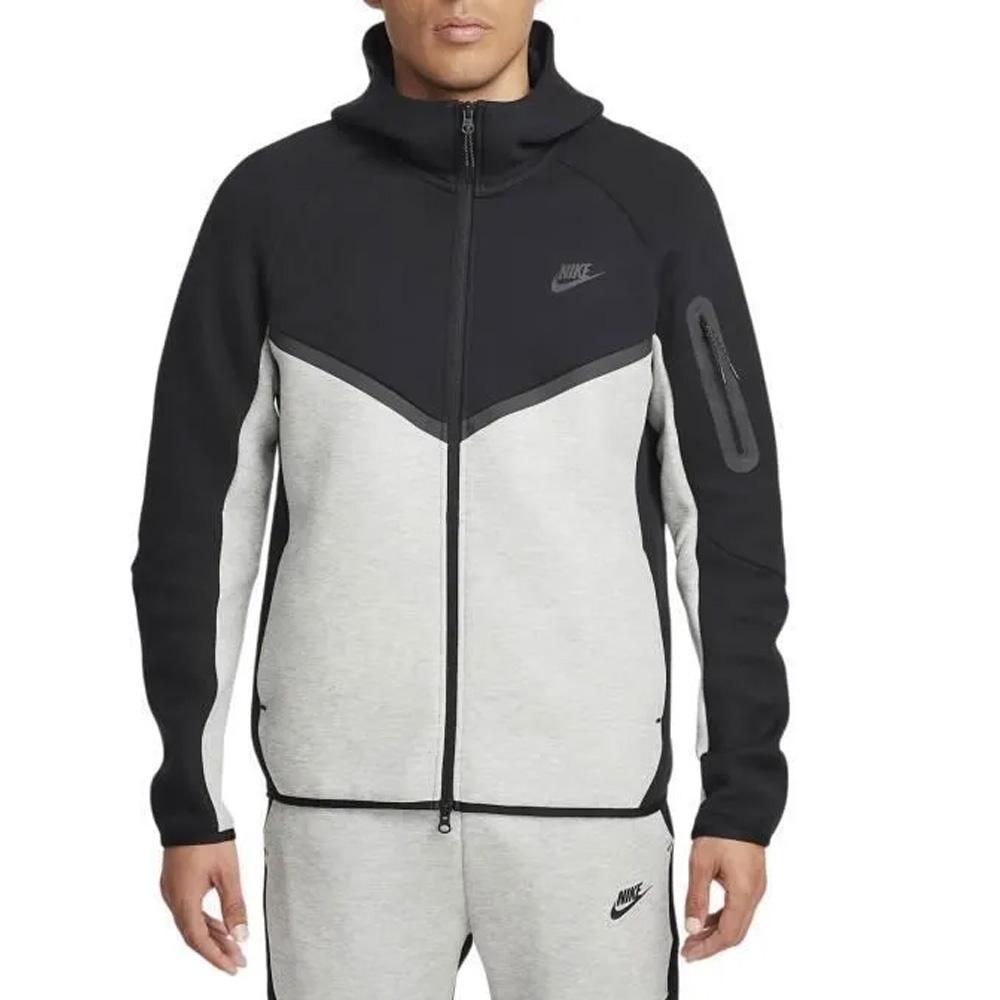 Veste Noire/Blanche Homme Nike Technique Flc pas cher