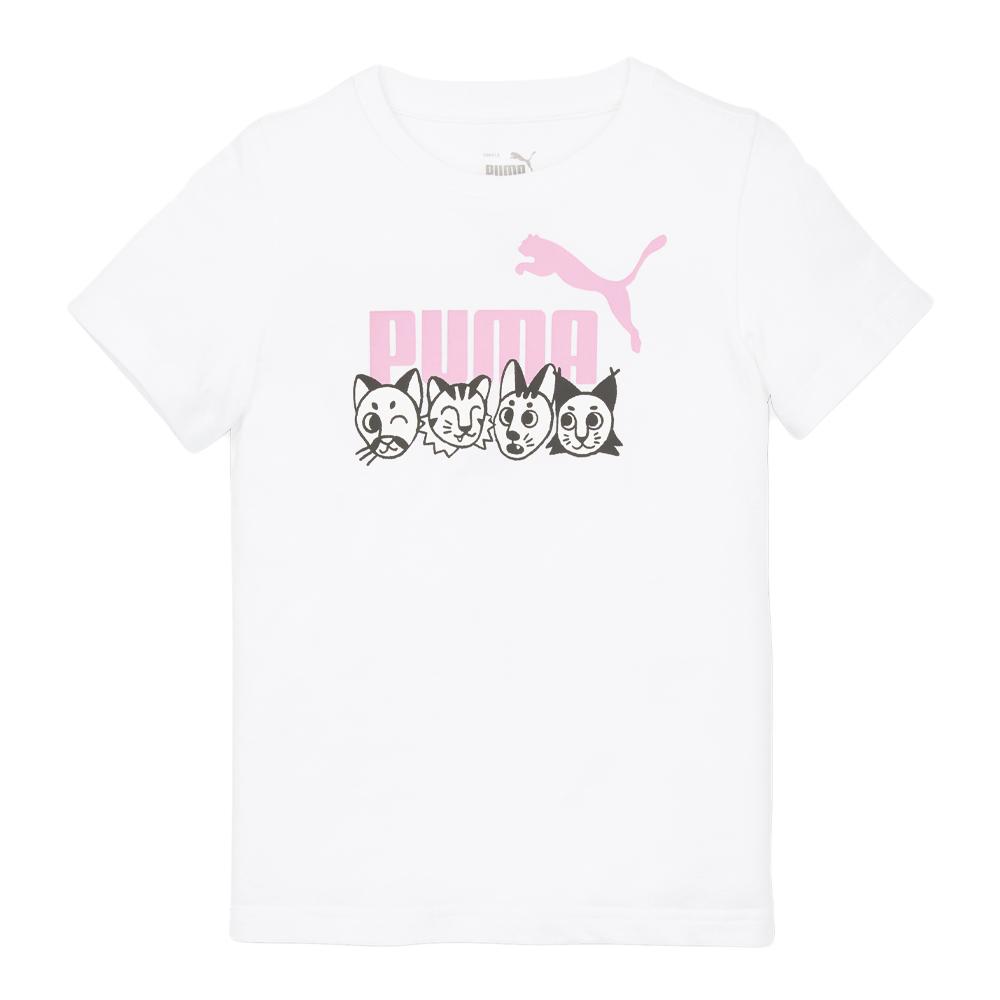 T-shirt Blanc Fille Puma Mates 673346 pas cher