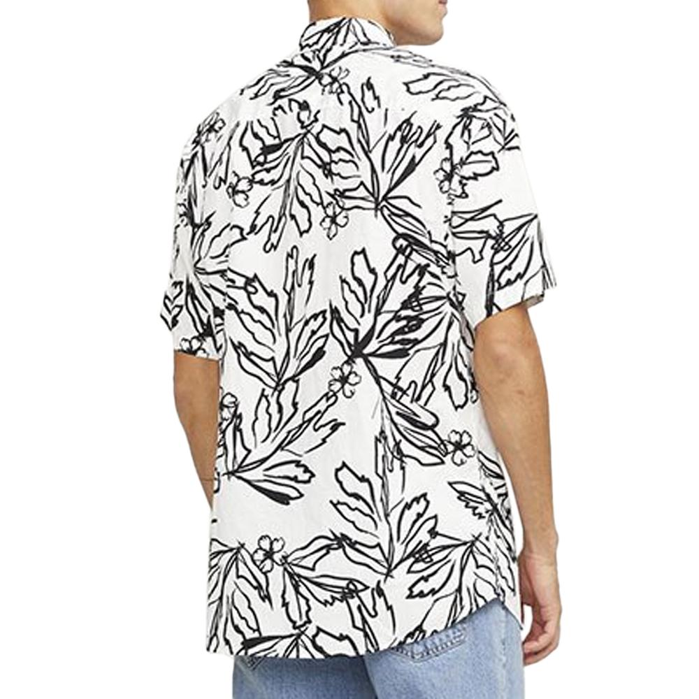 Chemisette Blanche Homme Jack & Jones Fayette vue 2