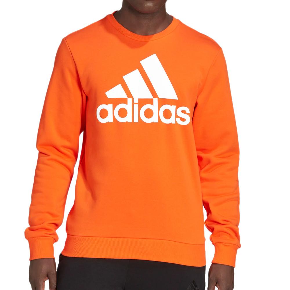 Sweat Orange Homme Adidas Big Logo pas cher