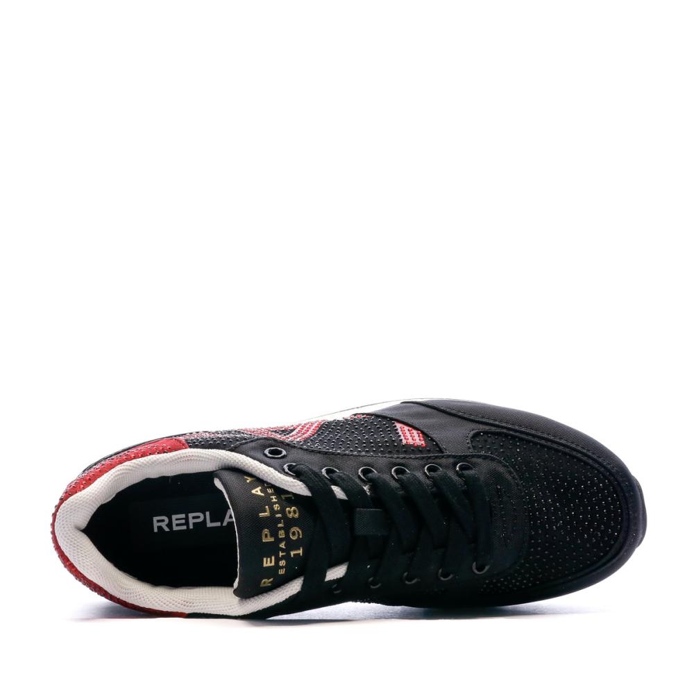 Baskets Noir/Rouge Femme Replay Penny vue 4