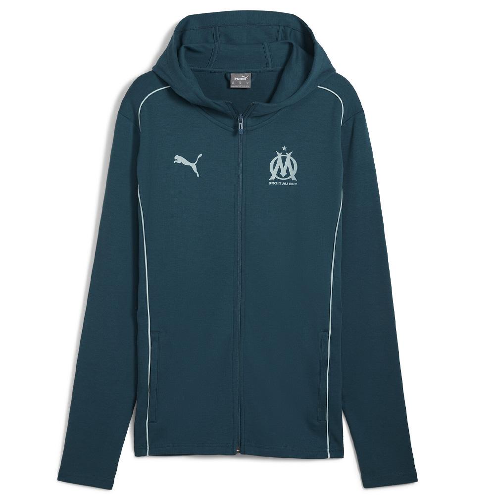 OM Veste de Survêtement Bleu Homme Puma 24/25 pas cher