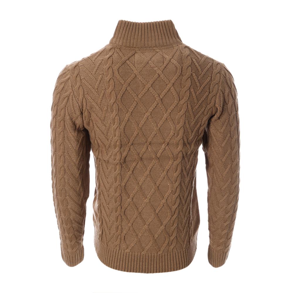 Pull Marron Homme RMS26 60983 vue 2