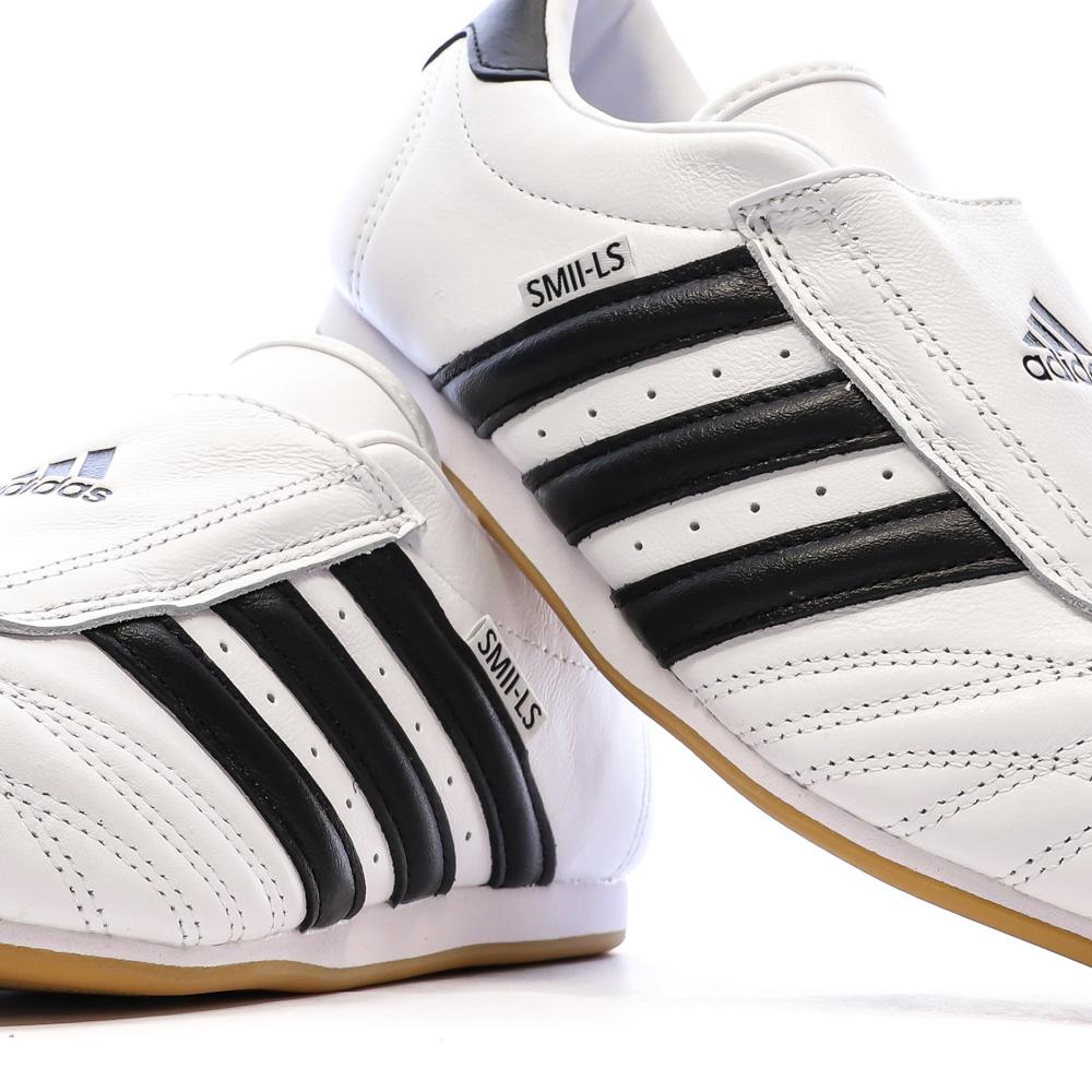 Baskets Blanc/Noir Mixte Adidas Taekwondo vue 7