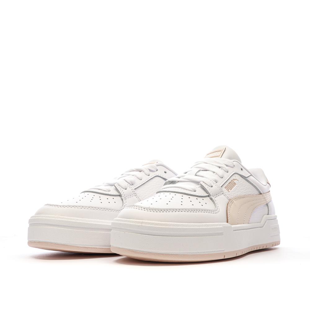 Baskets Blanches/Rose Femme Puma Pro Classic vue 6