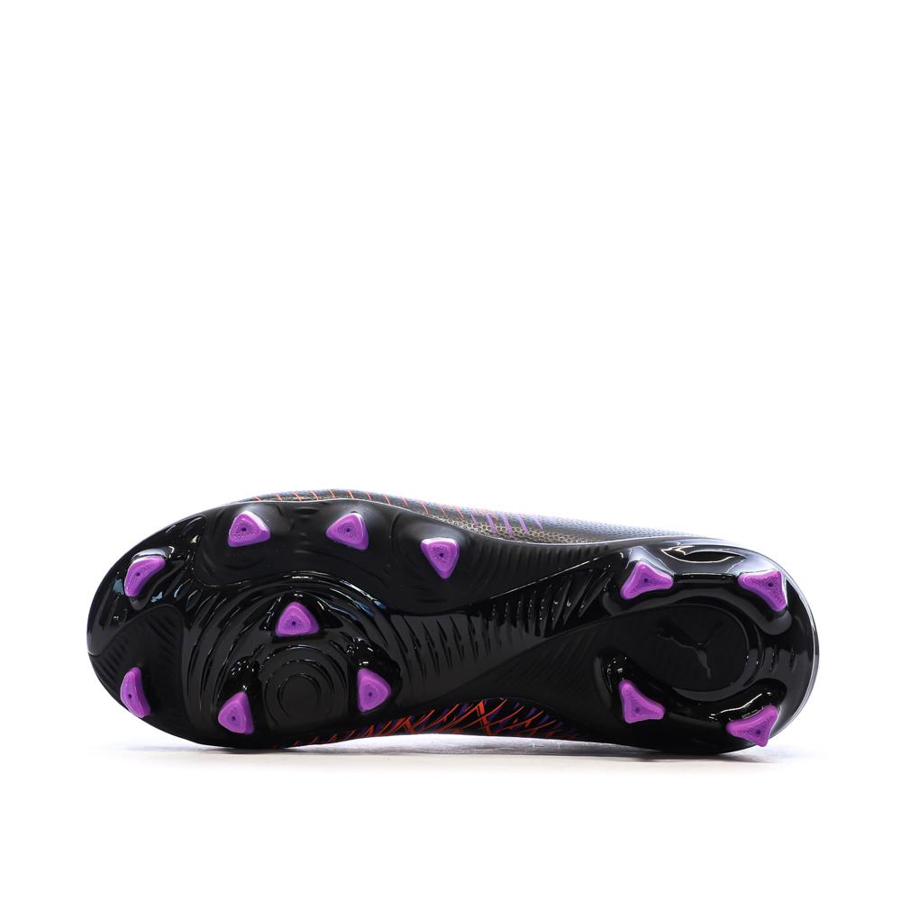 Chaussures de Foot Noir/Violet Junior Puma Future 8 Play FG/AG Jr vue 5
