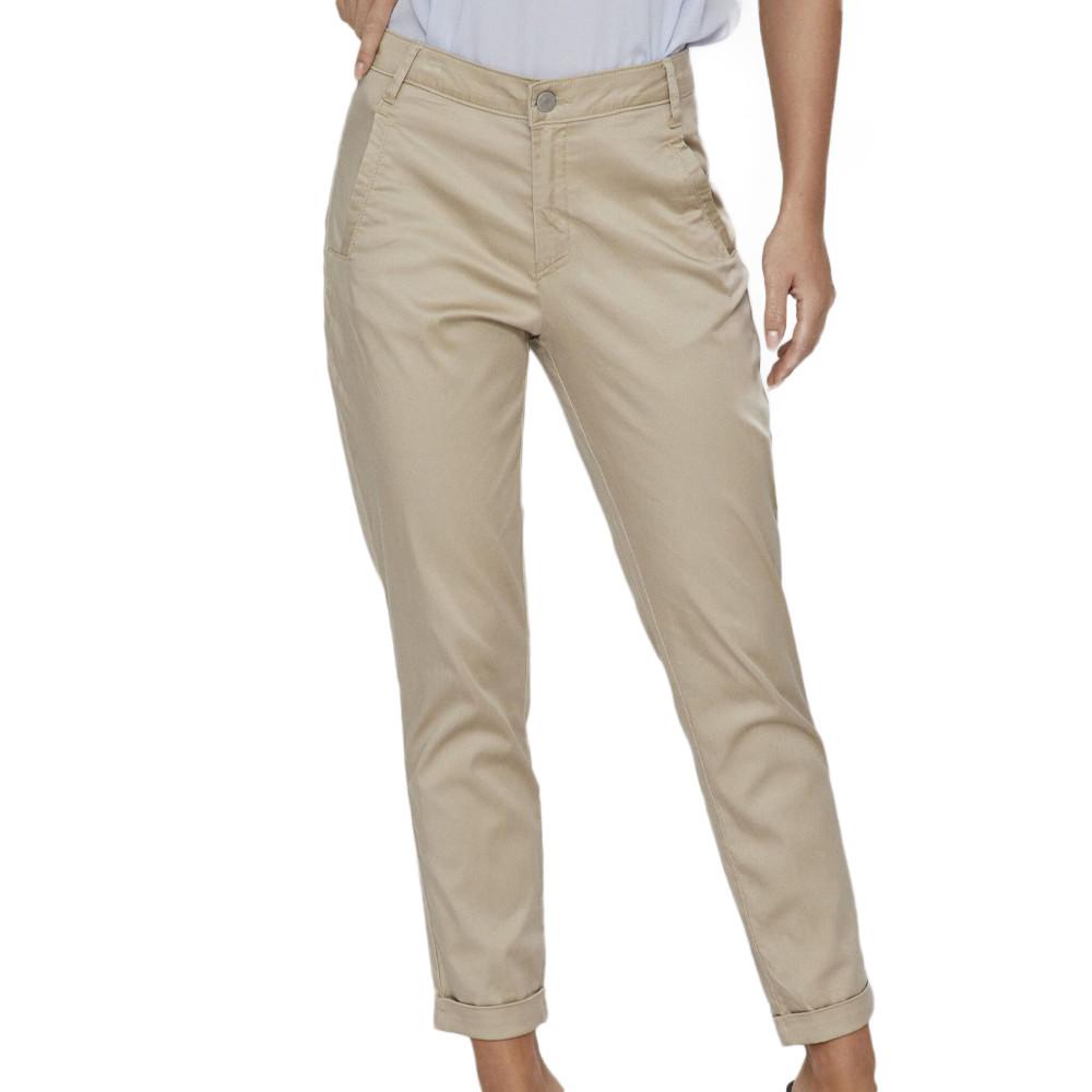 Pantalon Beige Femme Vila Vichino pas cher