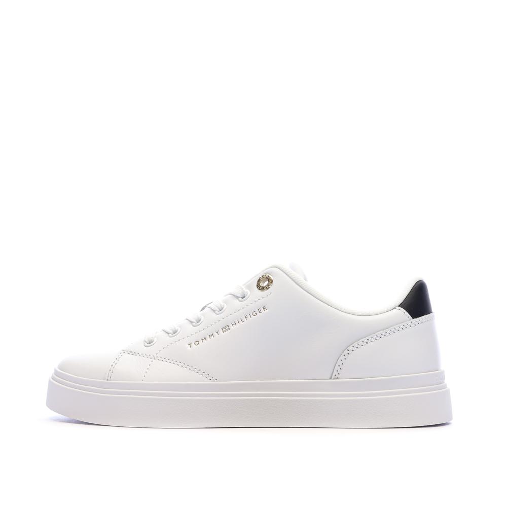 Baskets Blanches Femme Tommy Hilfiger Chic pas cher