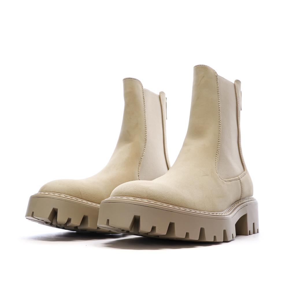 Bottines Beige Femme Only Betty vue 6