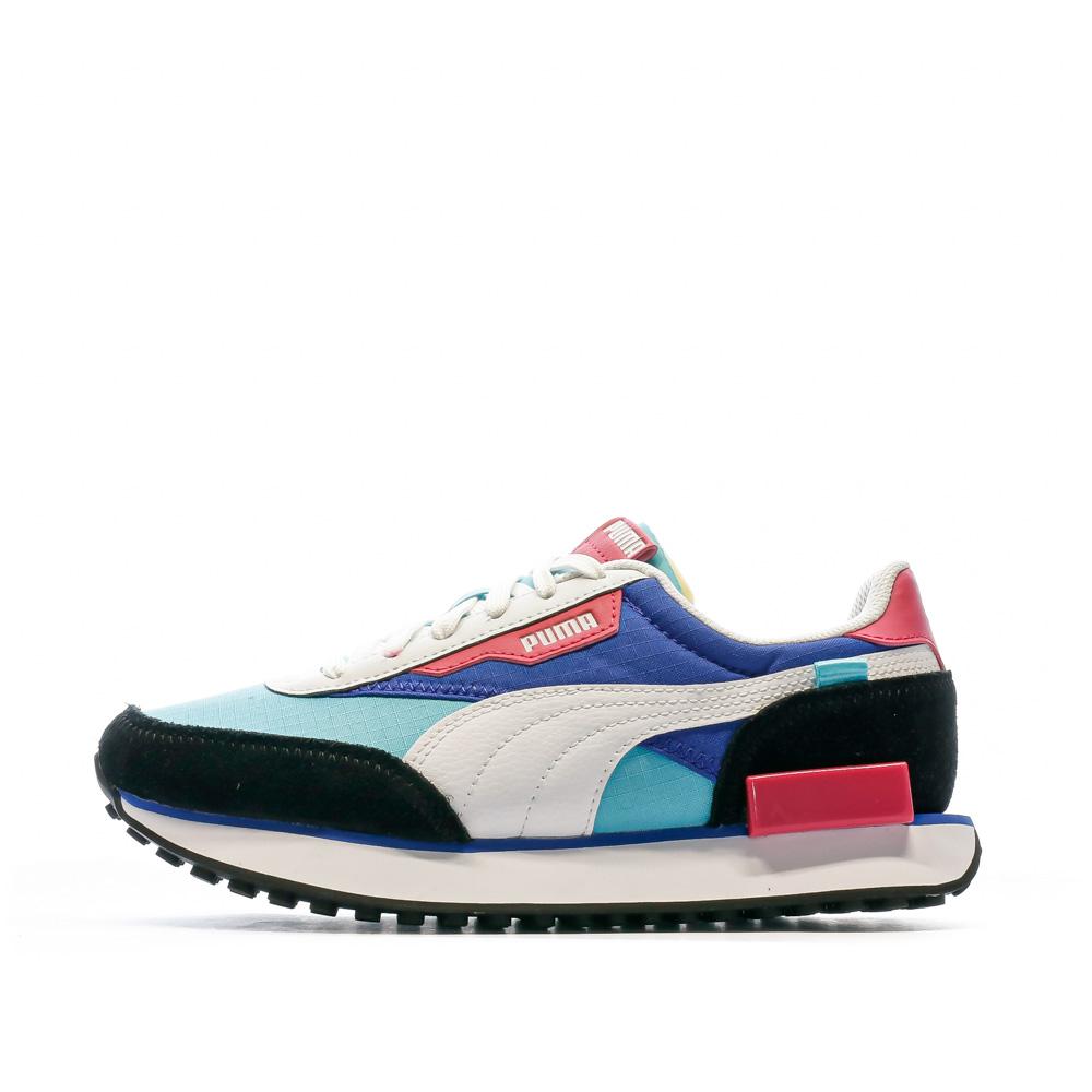 Baskets Bleu/Noir Garçon Puma Future Rider Play pas cher