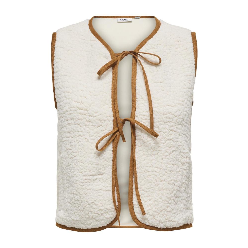 Gilet Beige Femme Only Agate pas cher