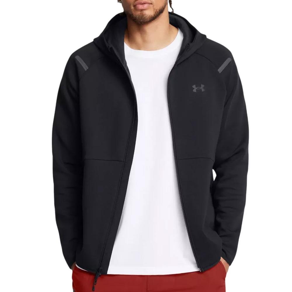 Sweat à Capuche Noir Homme Under Armour Unstoppable pas cher